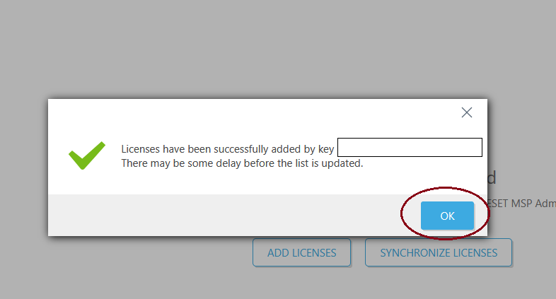 در نهایت با زدن گزینه add license فرآیند فعال سازی به اتمام می رسد.در صورت دریافت در این مرحله با پشتیبانی تماس بگیرید.